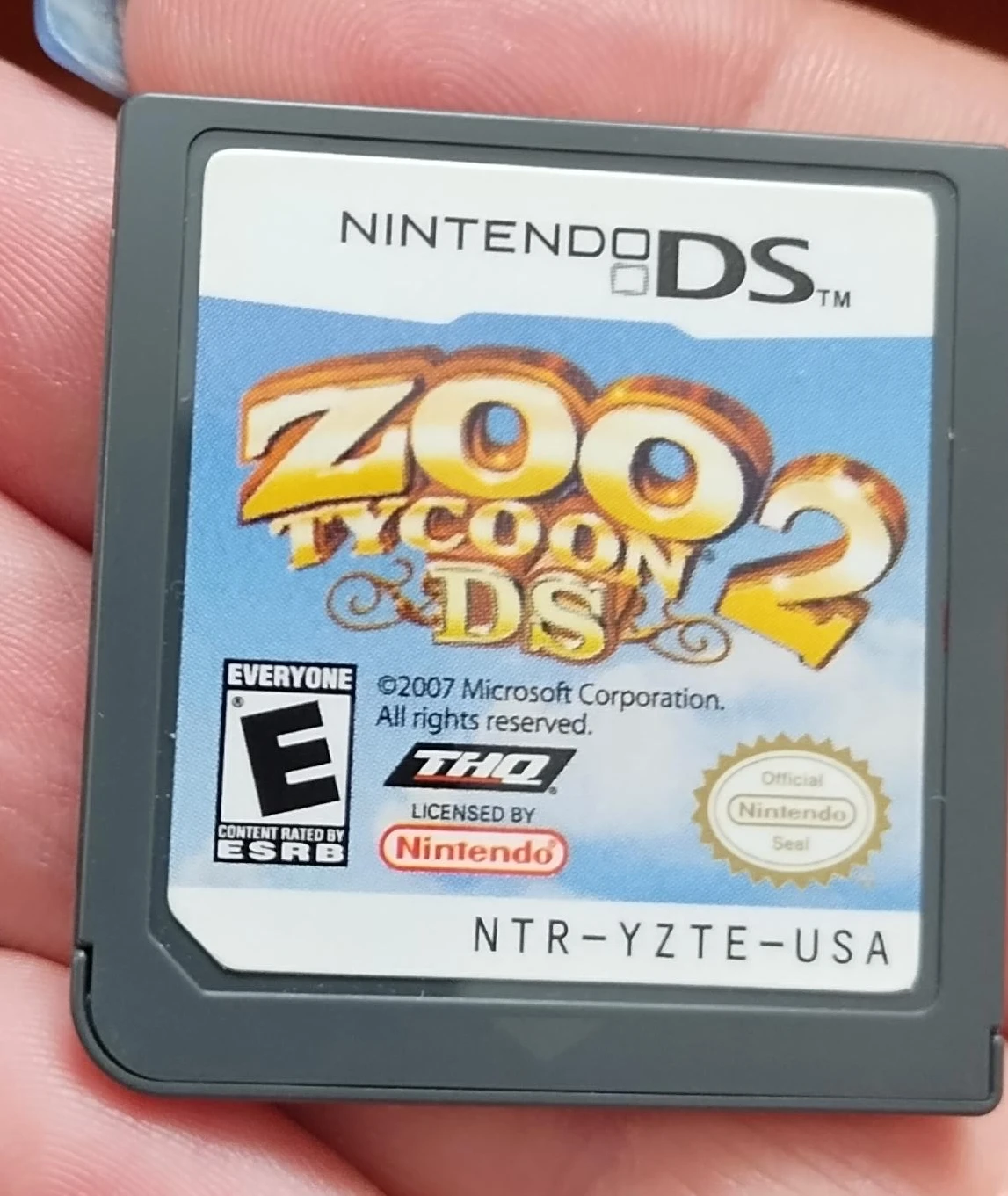 Zoo Tycoon 2 DS Nintendo Game