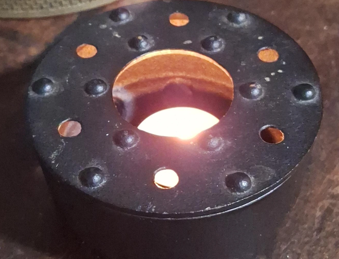 Black Metal Candle Warmer