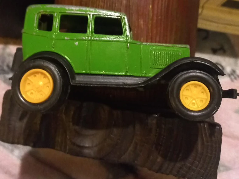 Vintage Green Toy Car