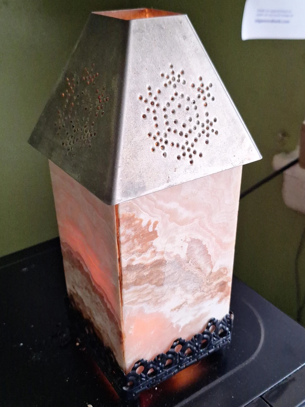 Marble Wax Melt Warmer Lamp