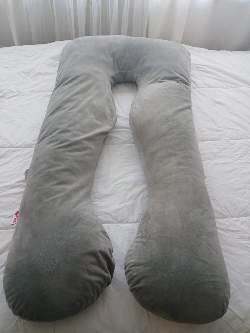 Grey Full Body Pregnancy Pillow
