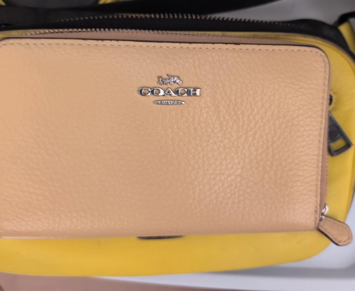 Coach Pebble Leather Wallet