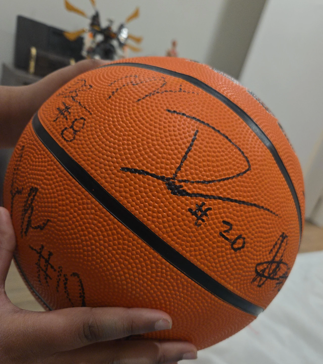 Champion Sports Autographed Basketball - photo 2