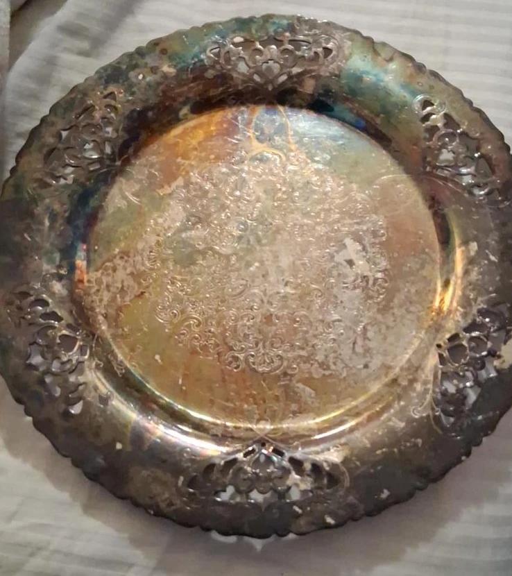Victorian Plate E.P. Copper 1273