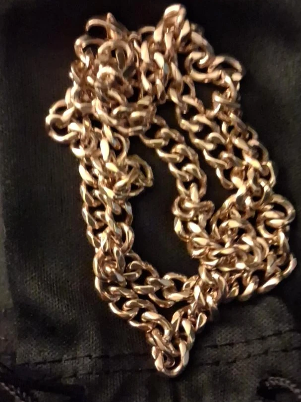 Gold Tone Chain Necklace
