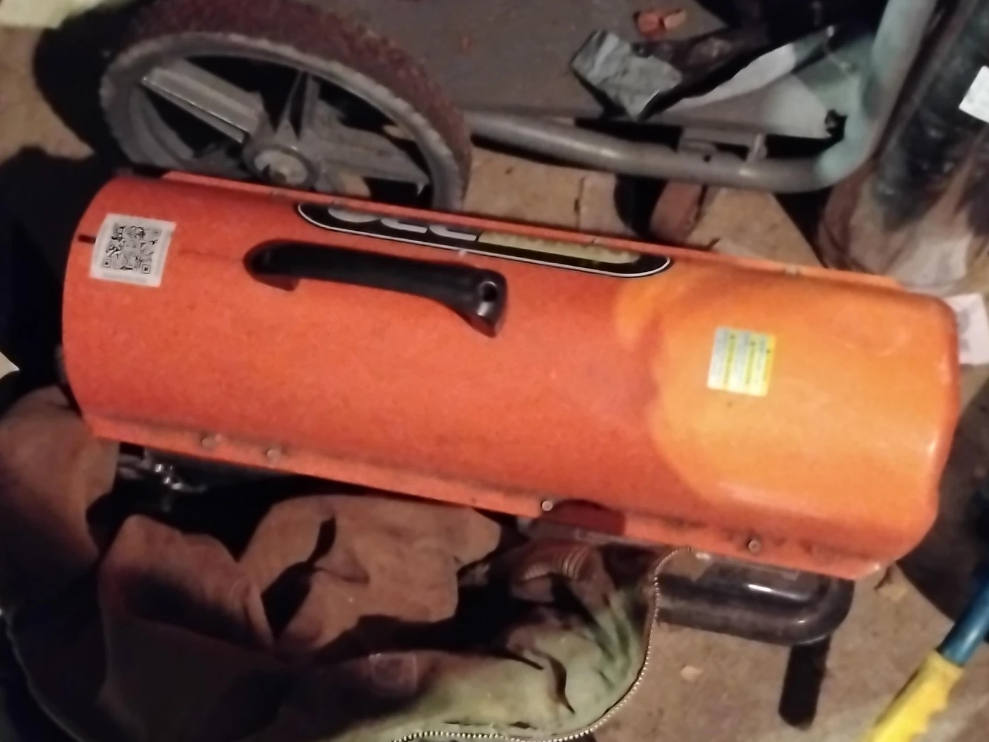 Orange Portable Heater