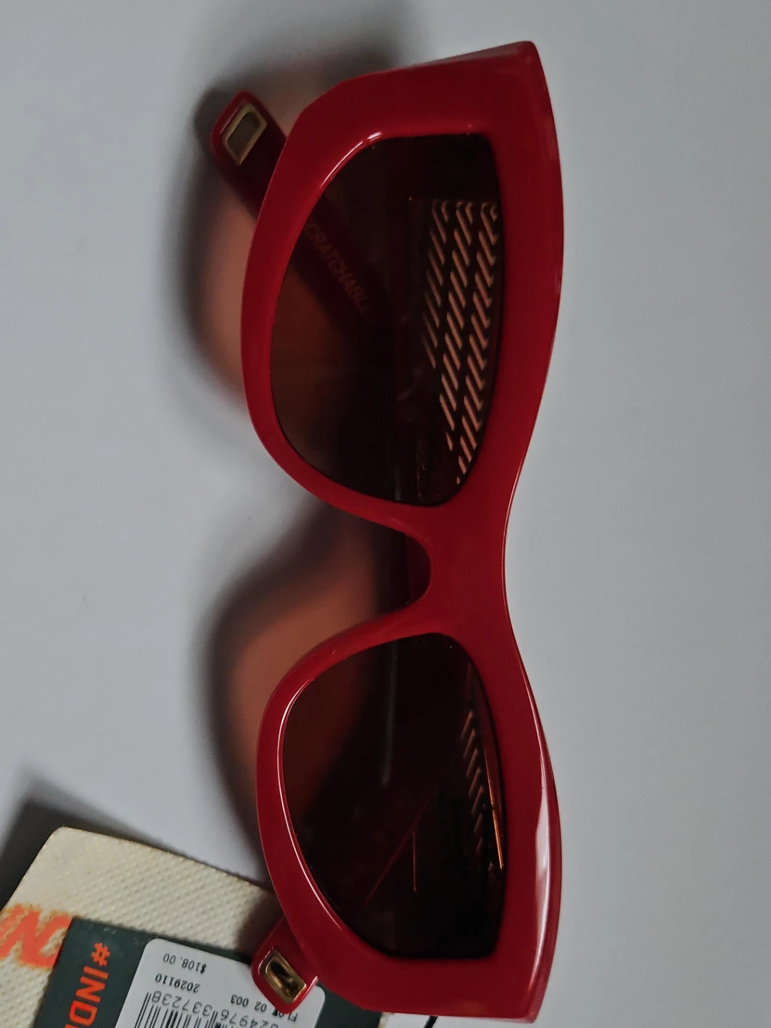 Red INDESCRATCHABLES Sunglasses