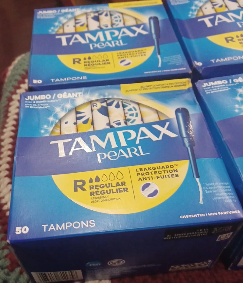 Tampax Pearl Regular Tampons - 50 Count