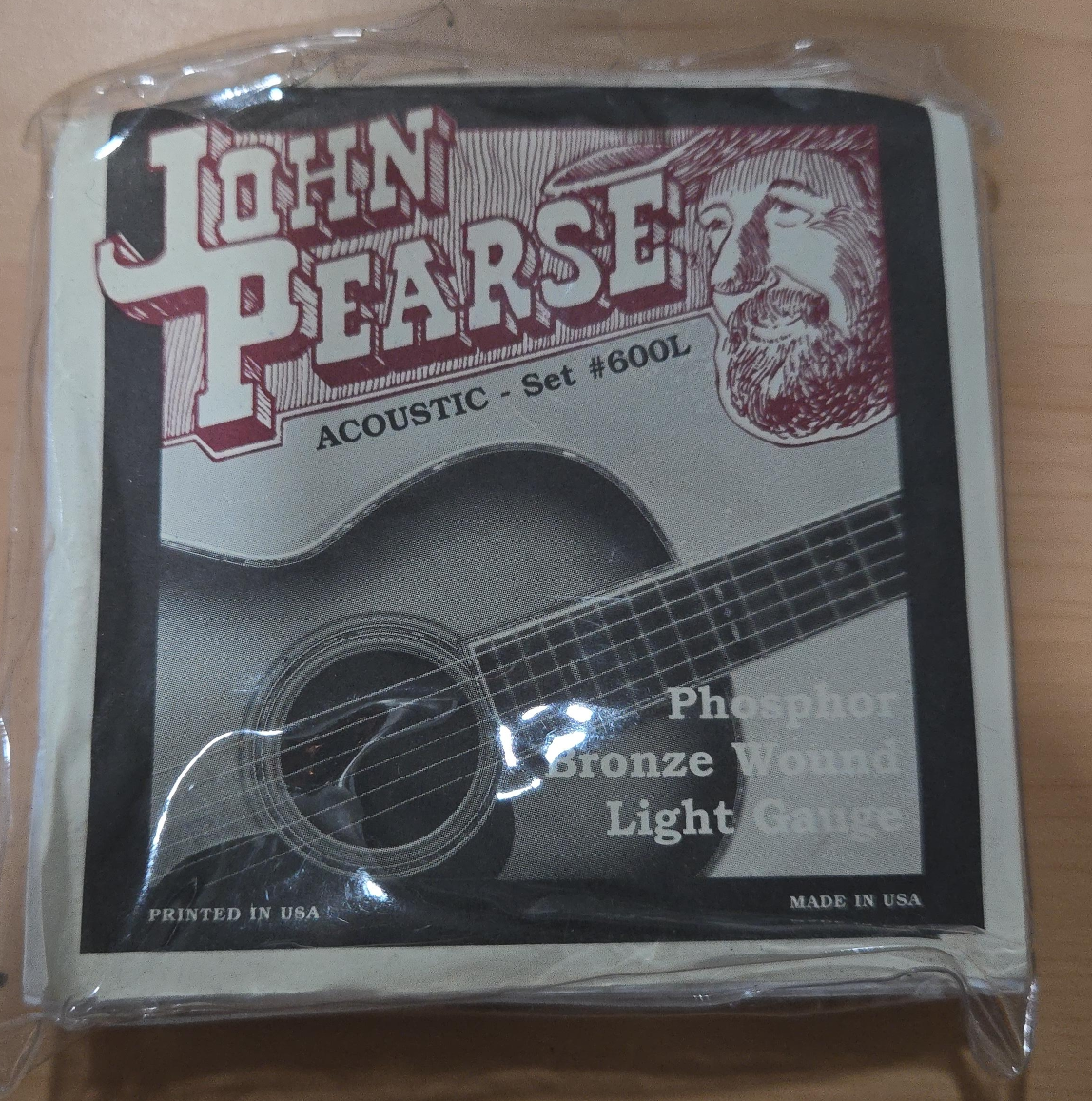 🥕John Pearse Acoustic Guitar Strings - Set #600L
