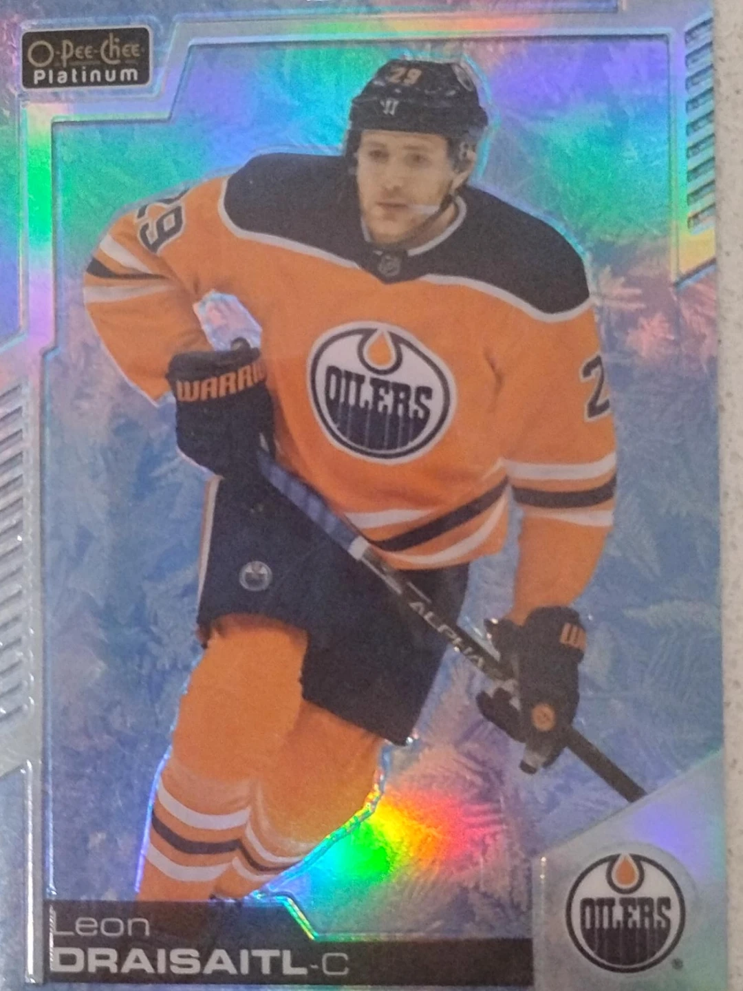Leon Draisaitl O-Pee-Chee Platinum Hockey Card 🥕