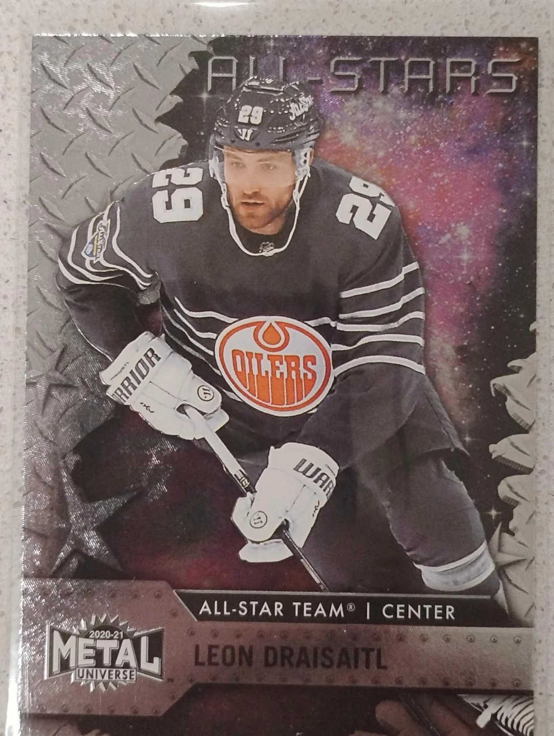 Leon Draisaitl 2020-21 Metal Universe All-Star Card🥕