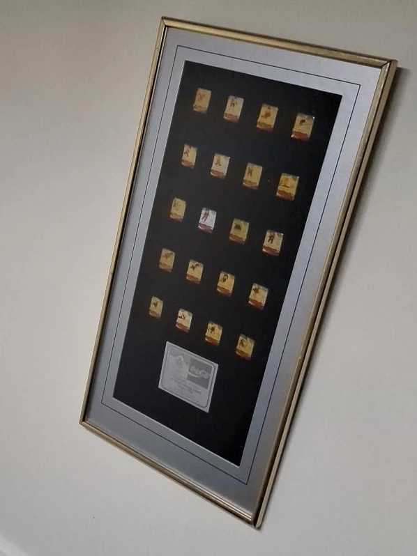 Coca-Cola Olympic Pins Framed