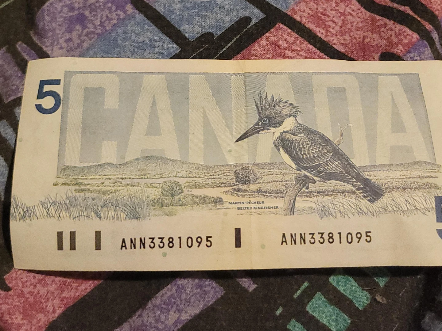Canadian $5 Bill