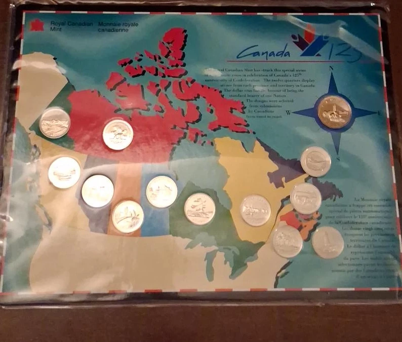 Royal Canadian Mint 125th Anniversary Coin Set