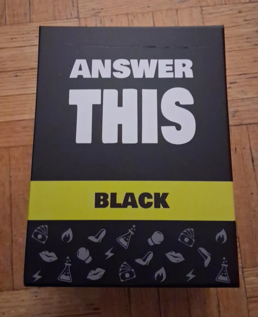 Answer This Black Party Game
