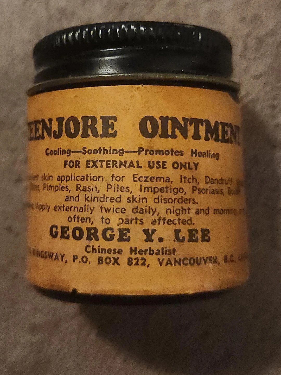 Tenjore Ointment - Eczema, Itch Relief