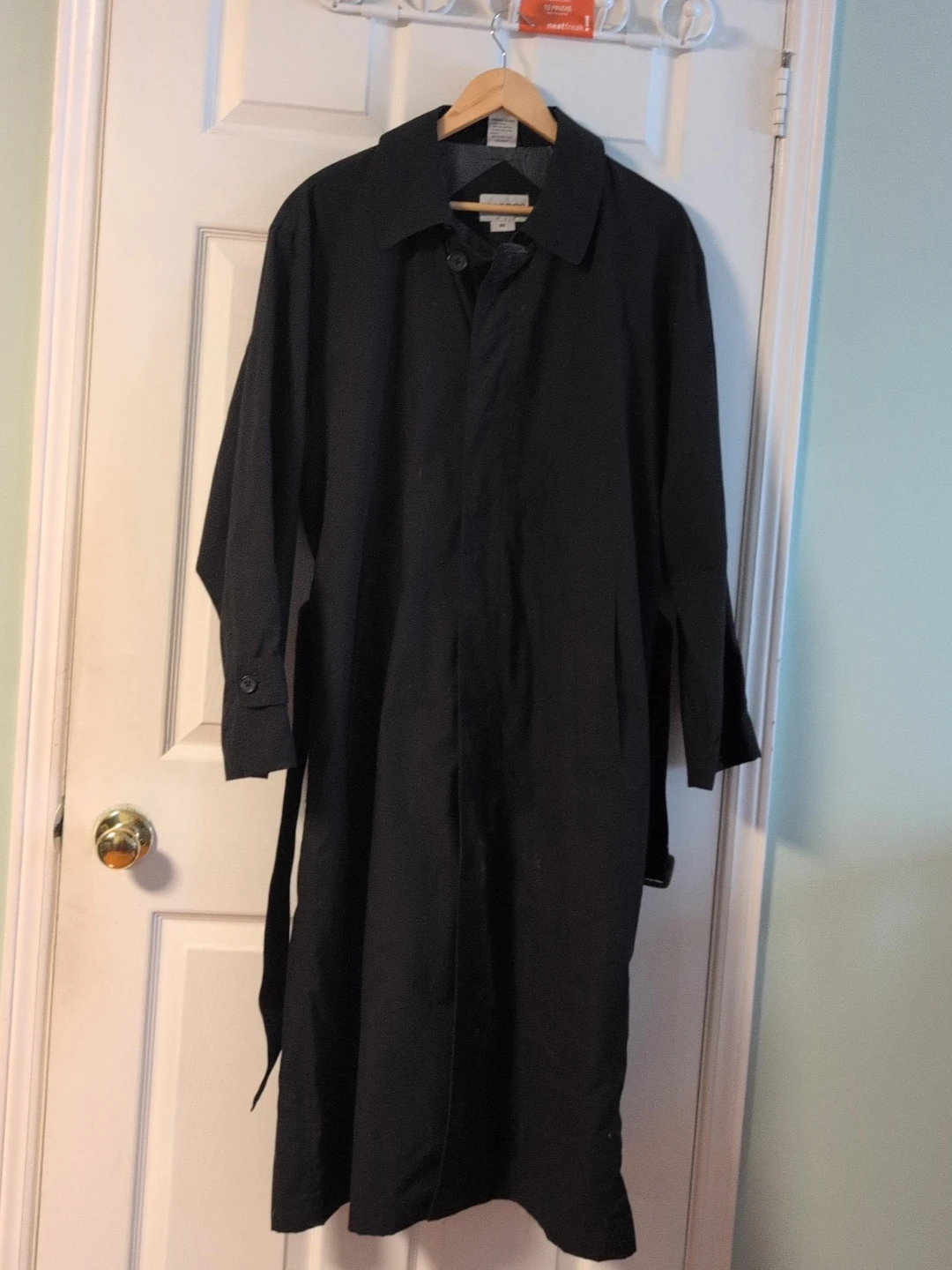 Black Trench over coat