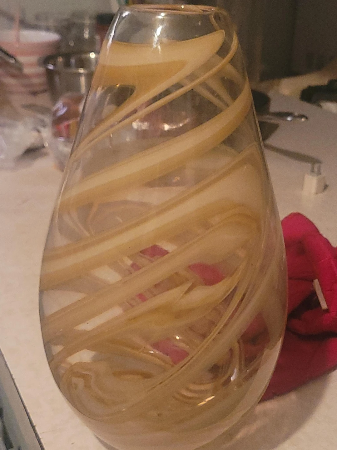 Swirl Glass Vase