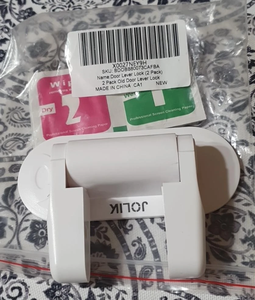New Jolik Door Lever Lock (2 Pack)