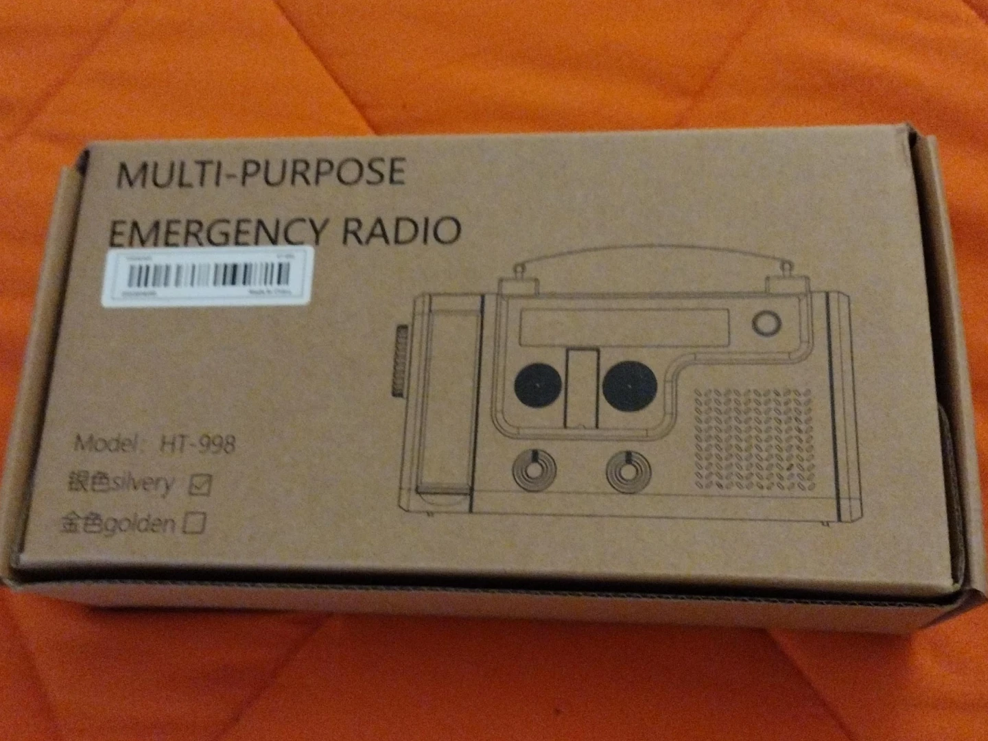 Multi-Purpose Emergency Radio HT-998