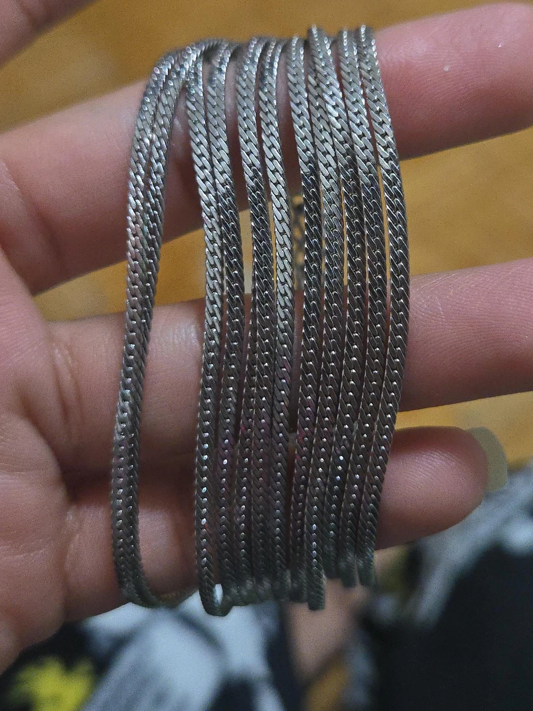 H&M Silver Multi-Strand Bracelet