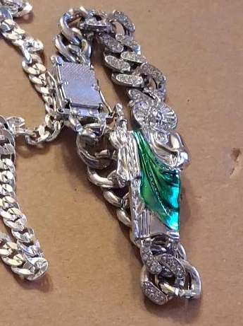 Cuban Link San Judas Tadeo Chain