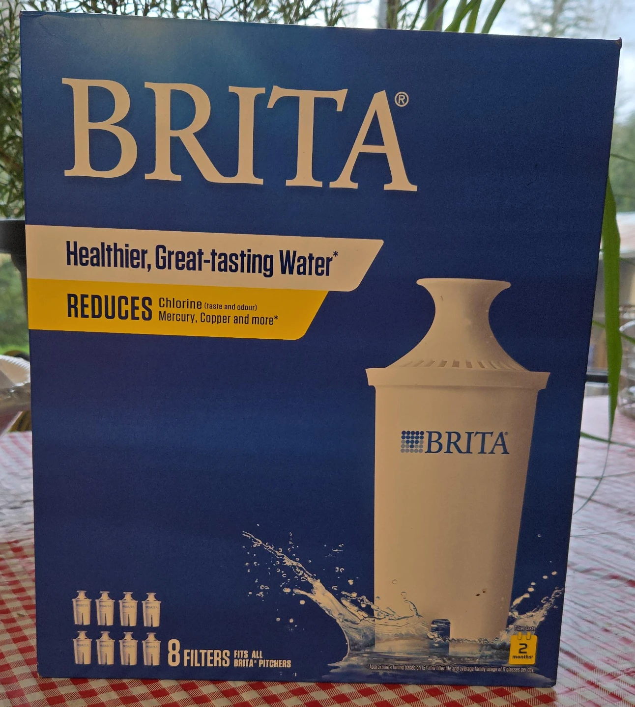 Brita Water Filter Pitcher - 8 Filters Included!