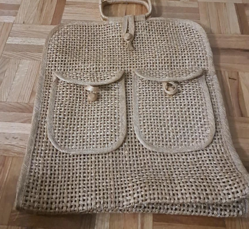 Woven Rattan Handbag