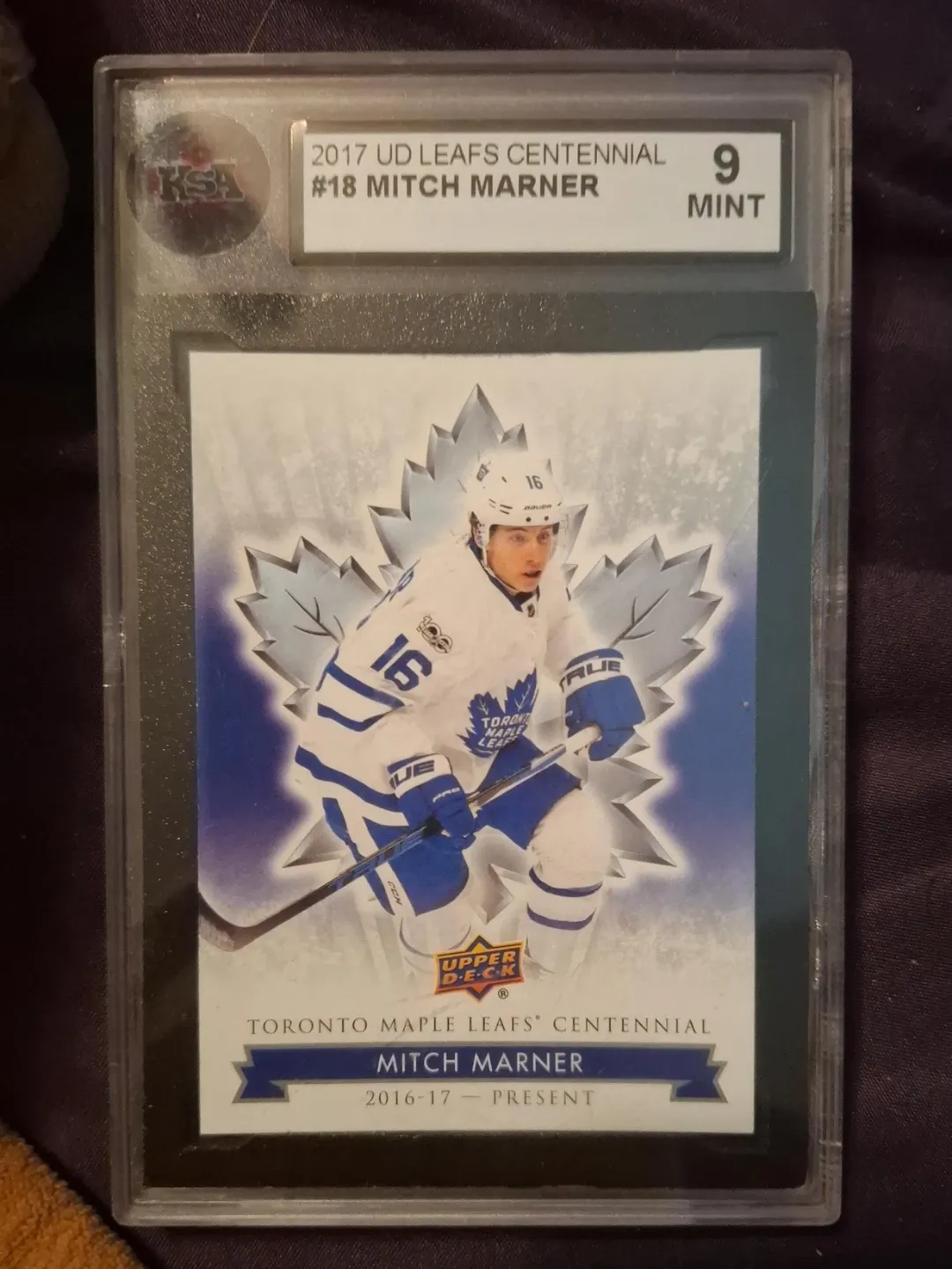 2017 UD Leafs Centennial Mitch Marner #18 Hockey Card | Karrot