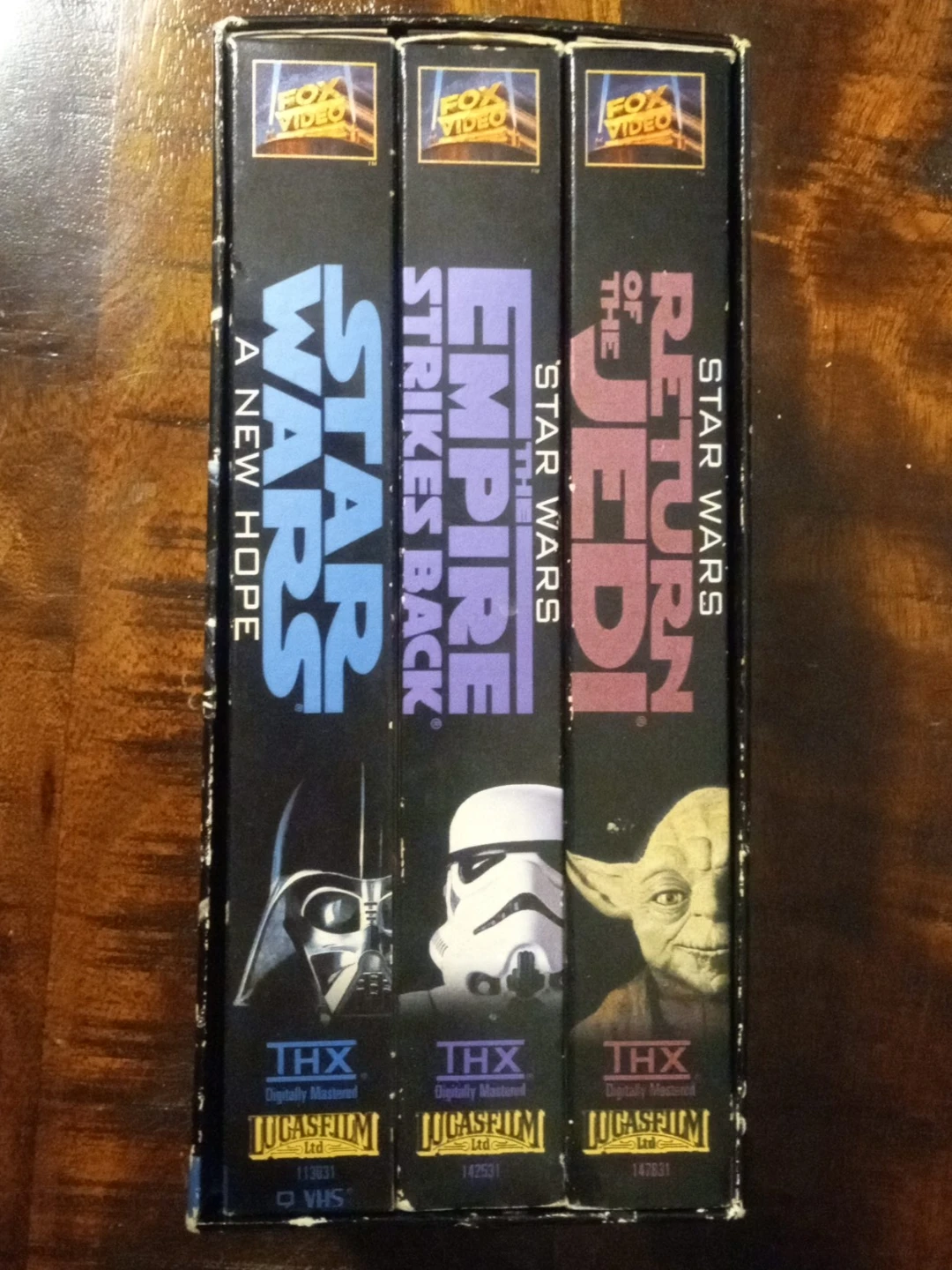Star Wars Trilogy VHS Tapes