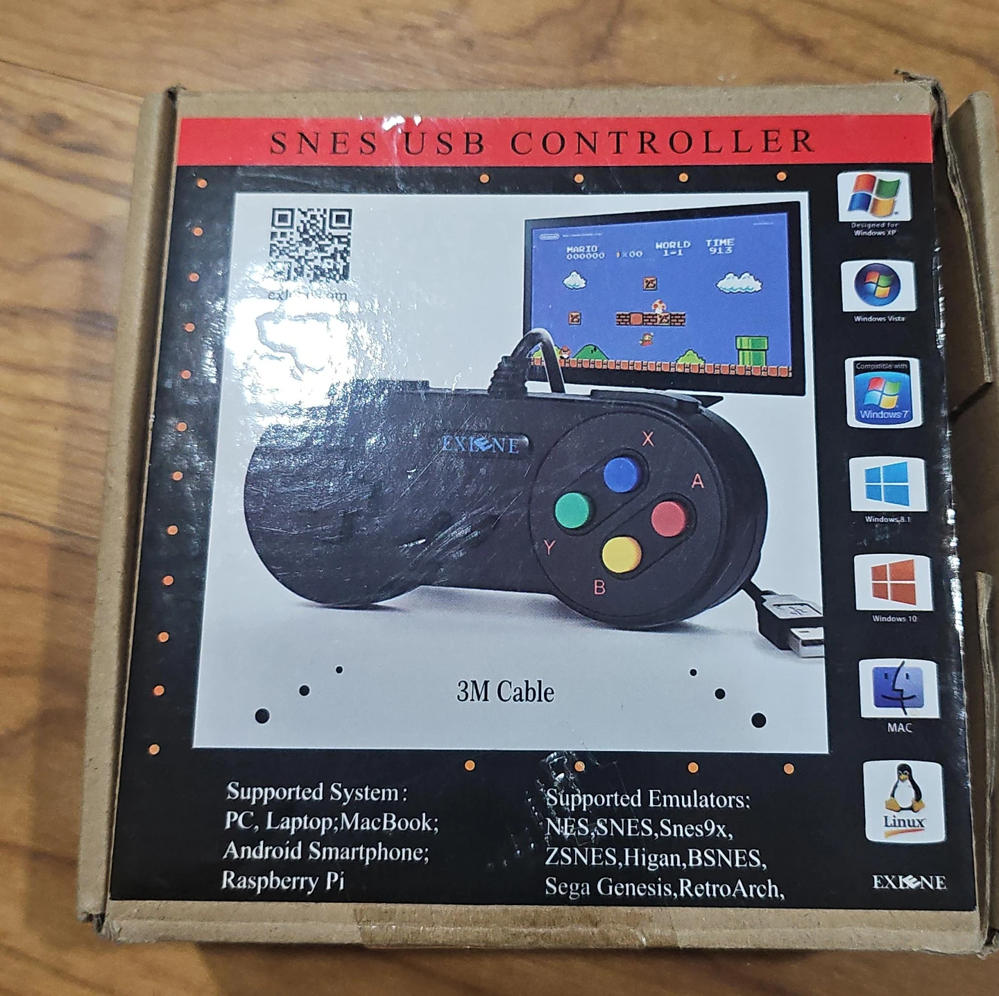 EXINE SNES USB Controller with 3M Cable