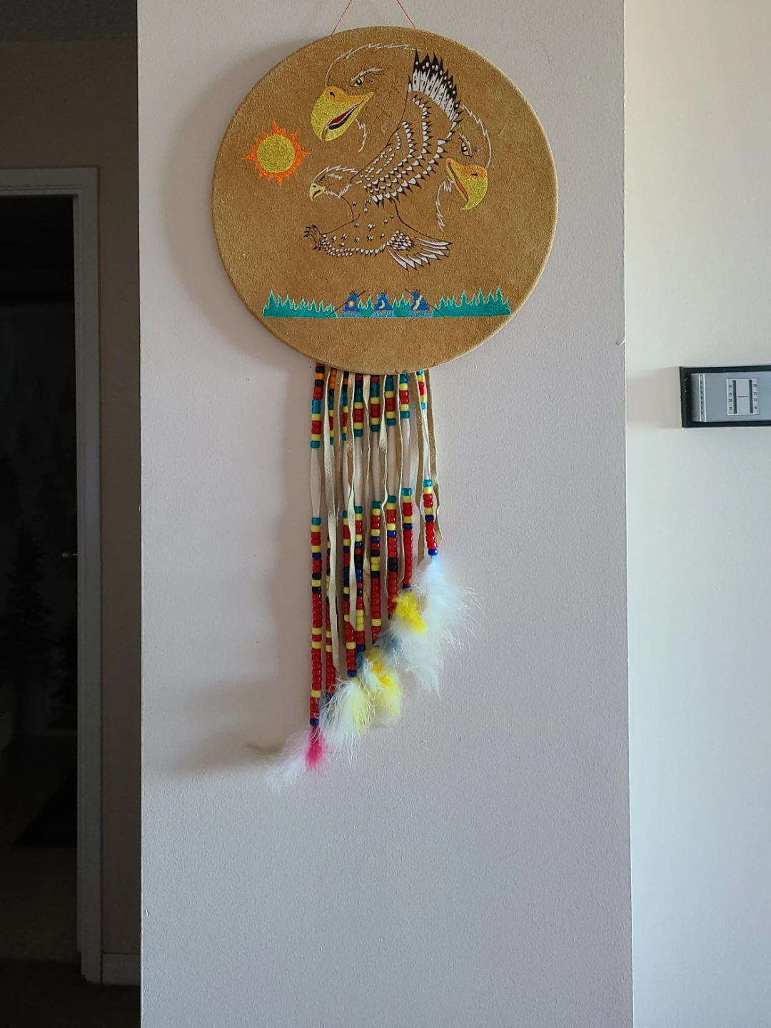 Handmade indigenous wall hanging