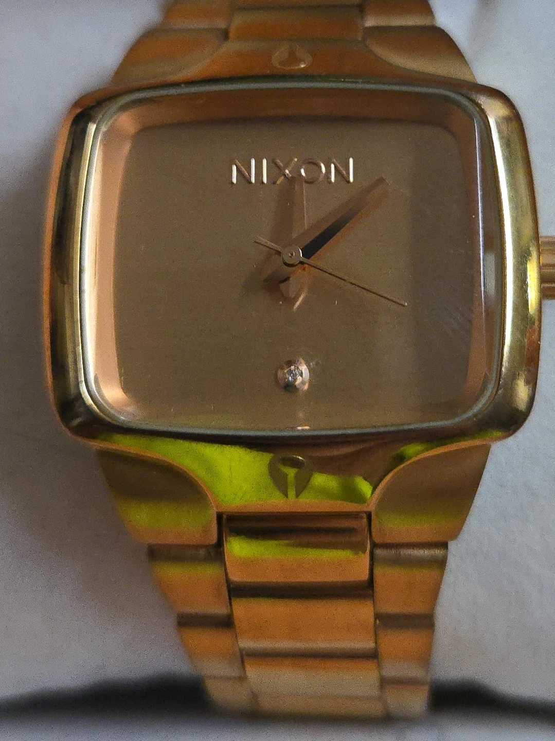 Nixon The Small Player Gold Watch
