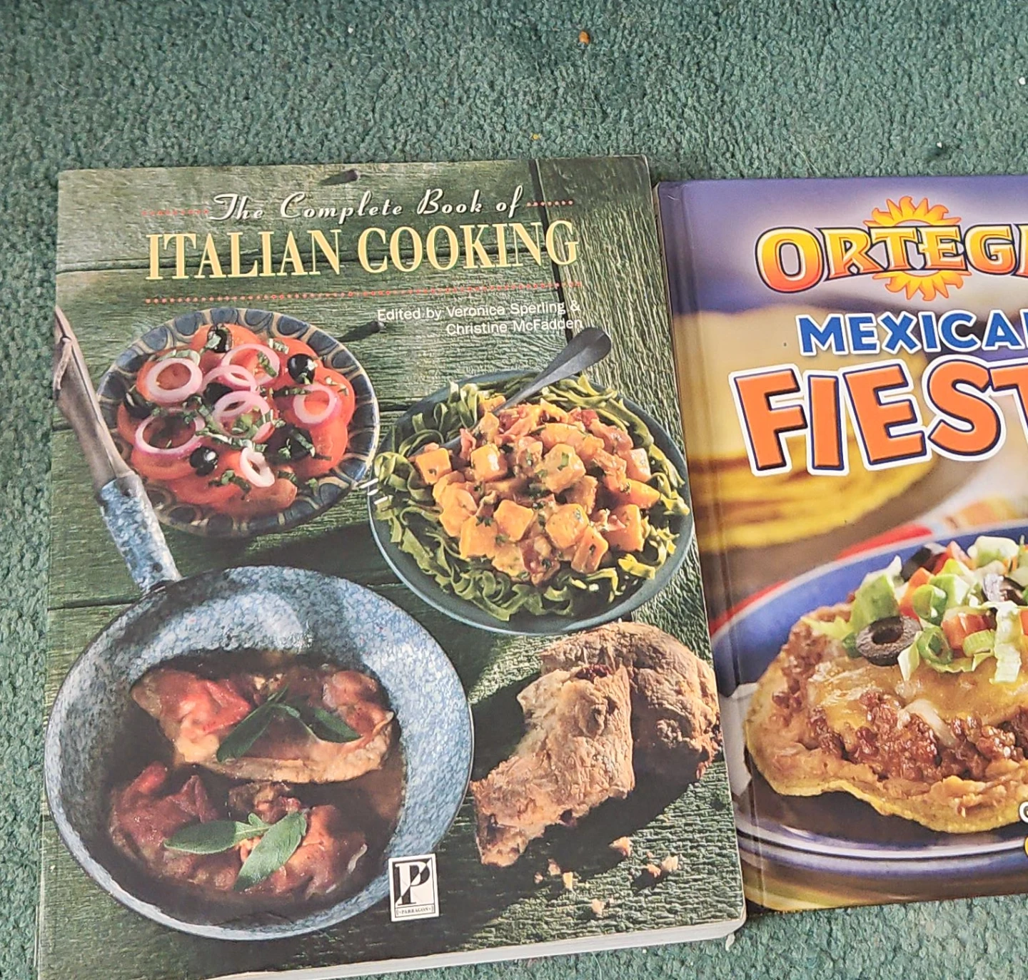 Italian Cooking & Ortega Mexican Fiesta Cookbooks