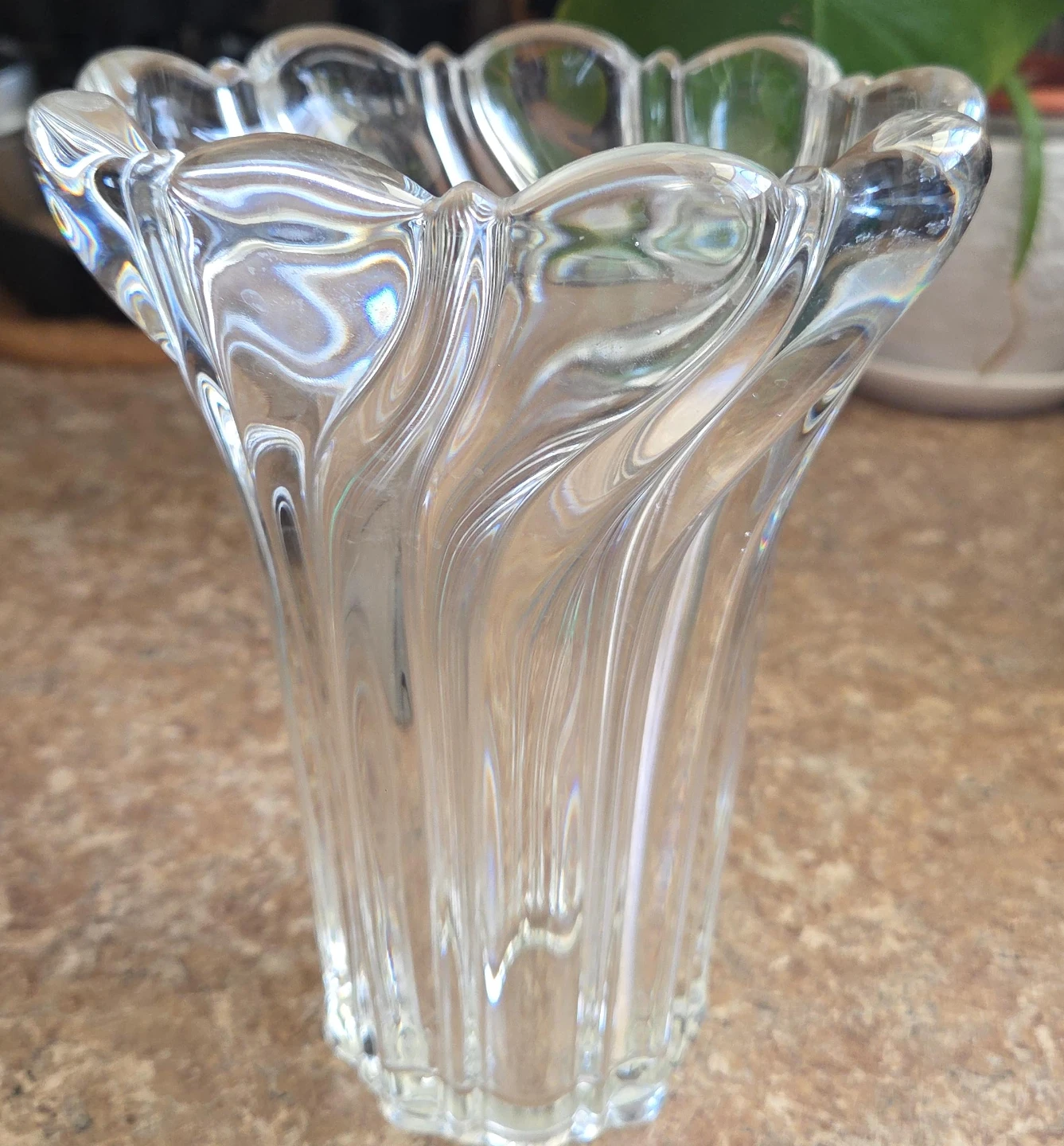 Clear Glass Vase