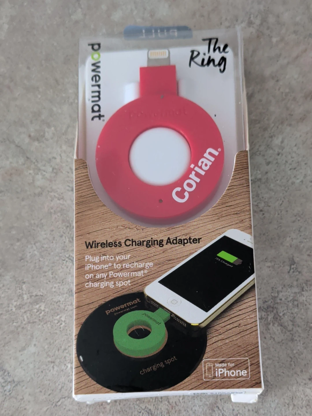 Powermat The Ring Wireless Charging Adapter for iPhone