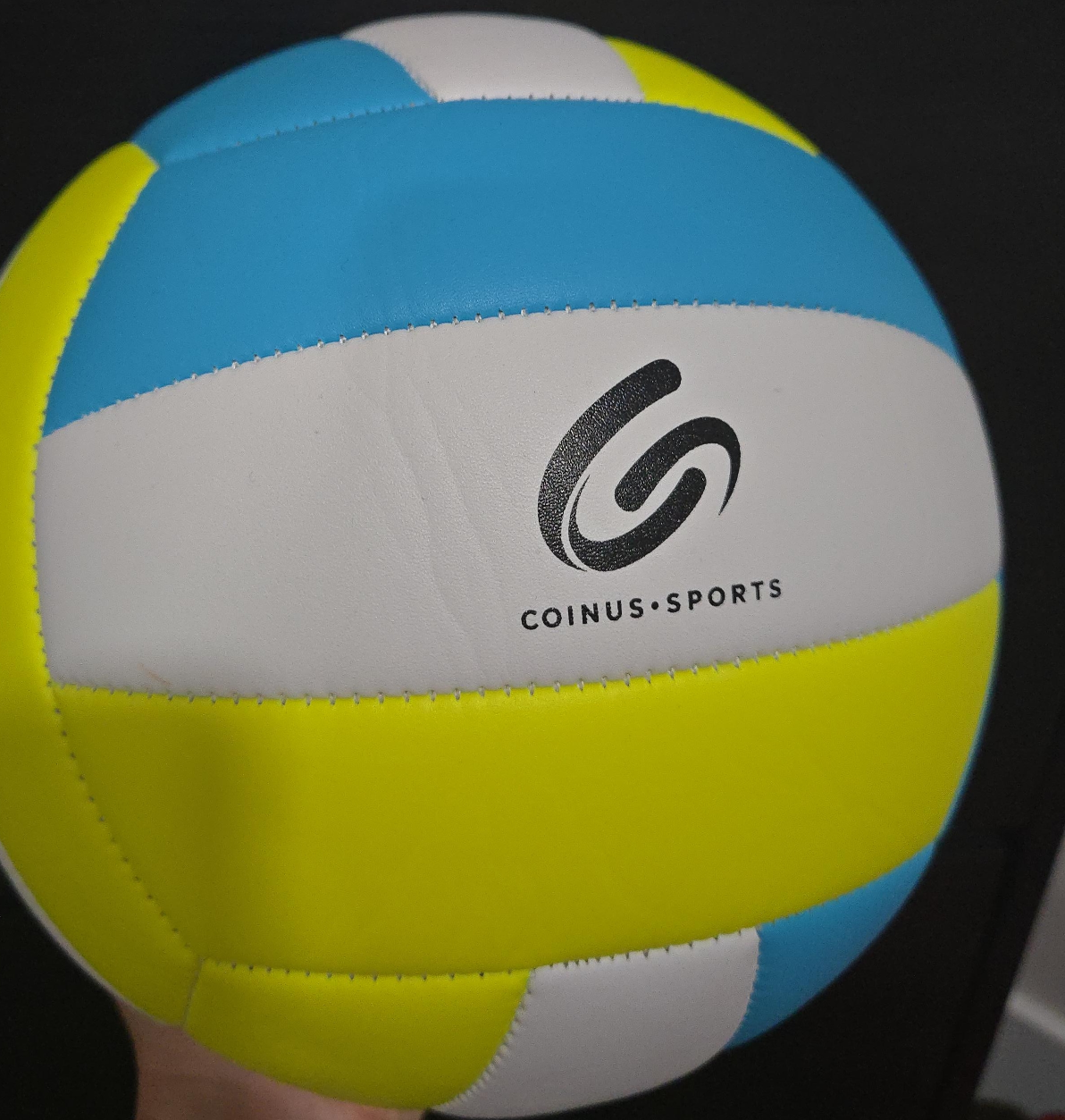 Coinus Sports Volleyball - Blue, Yellow, White