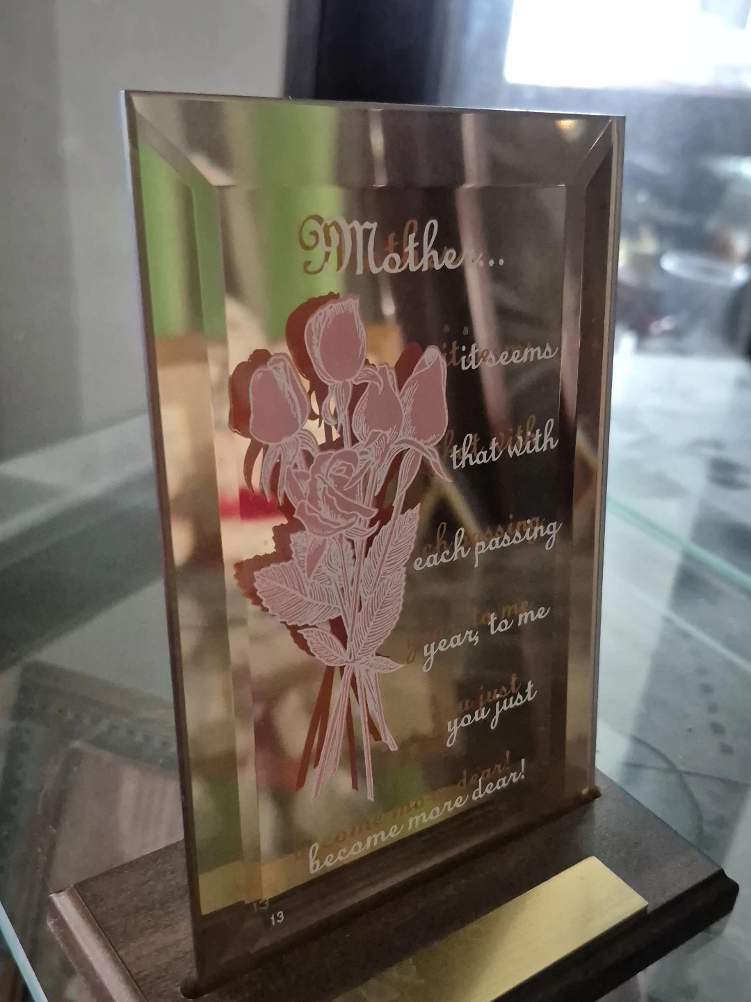 Orrom Marketing beveled mirror Mother's Day Plaque