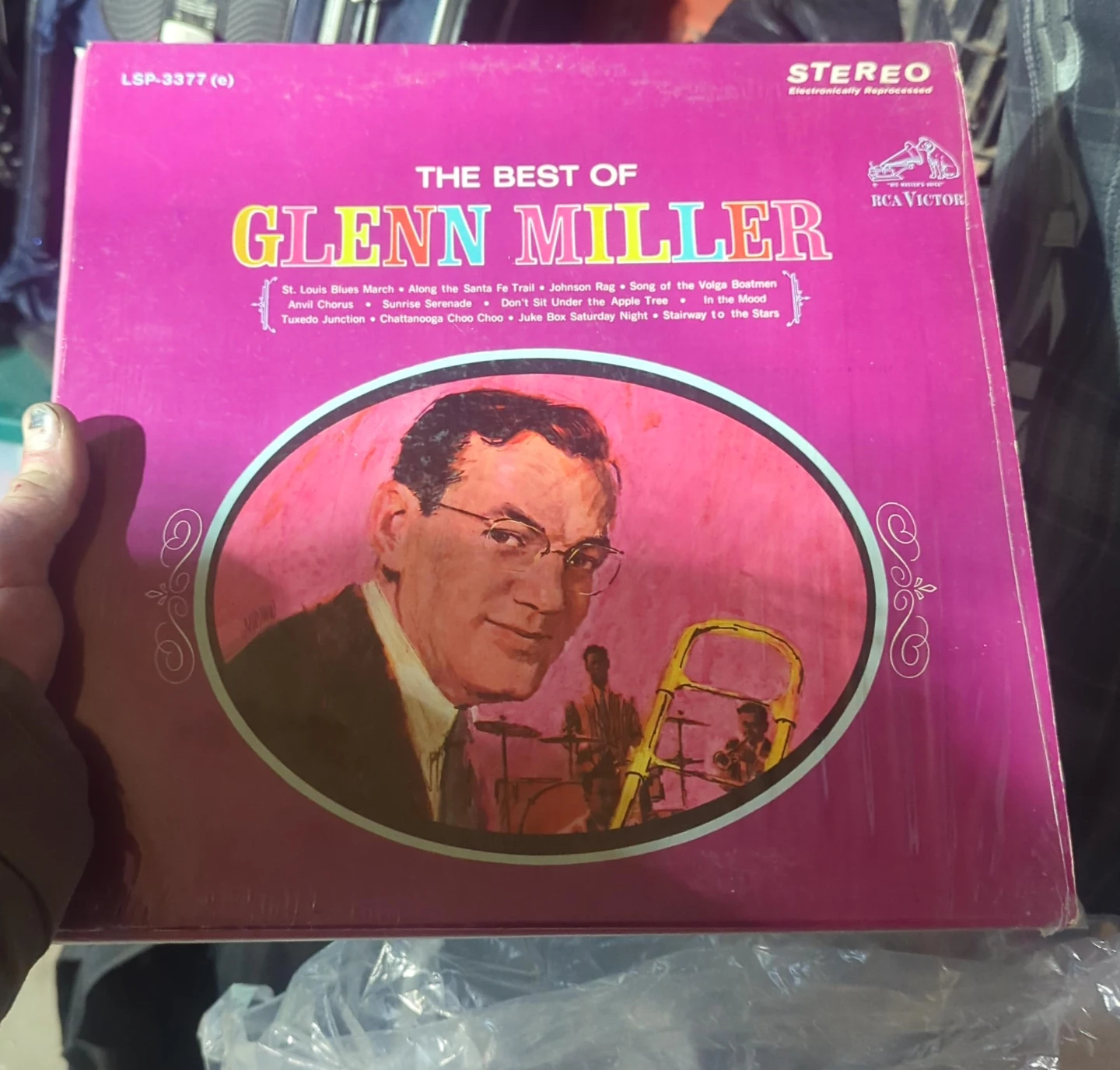 The Best of Glenn Miller Vinyl Record plus 45 more