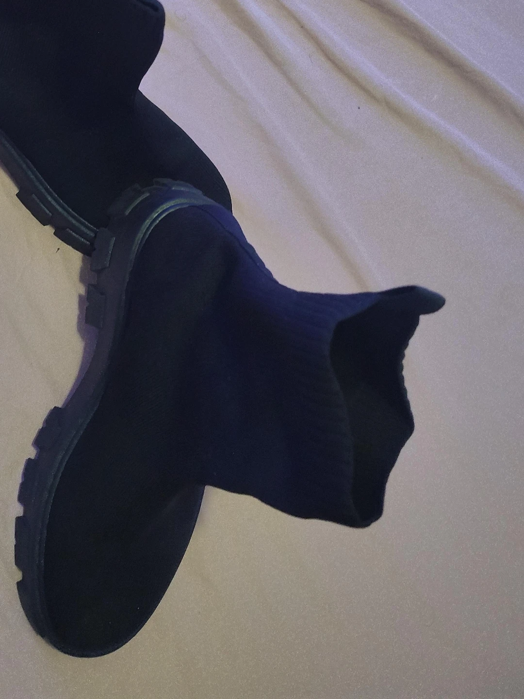 Black Sock Boots
