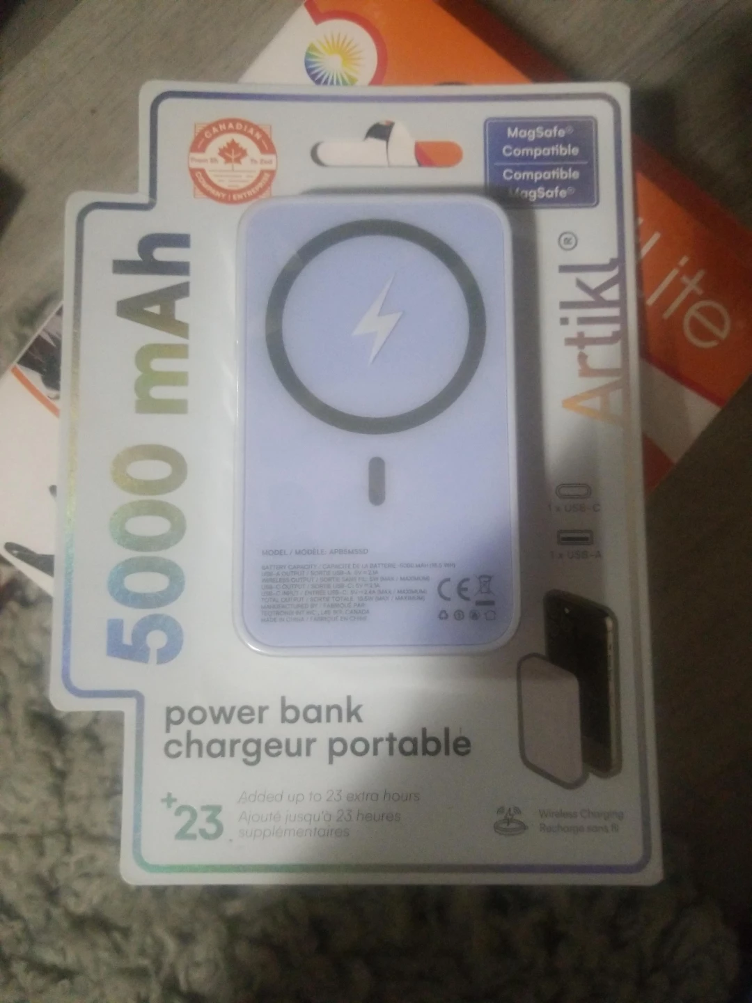 Artikl 5000 mAh MagSafe Power Bank - New!