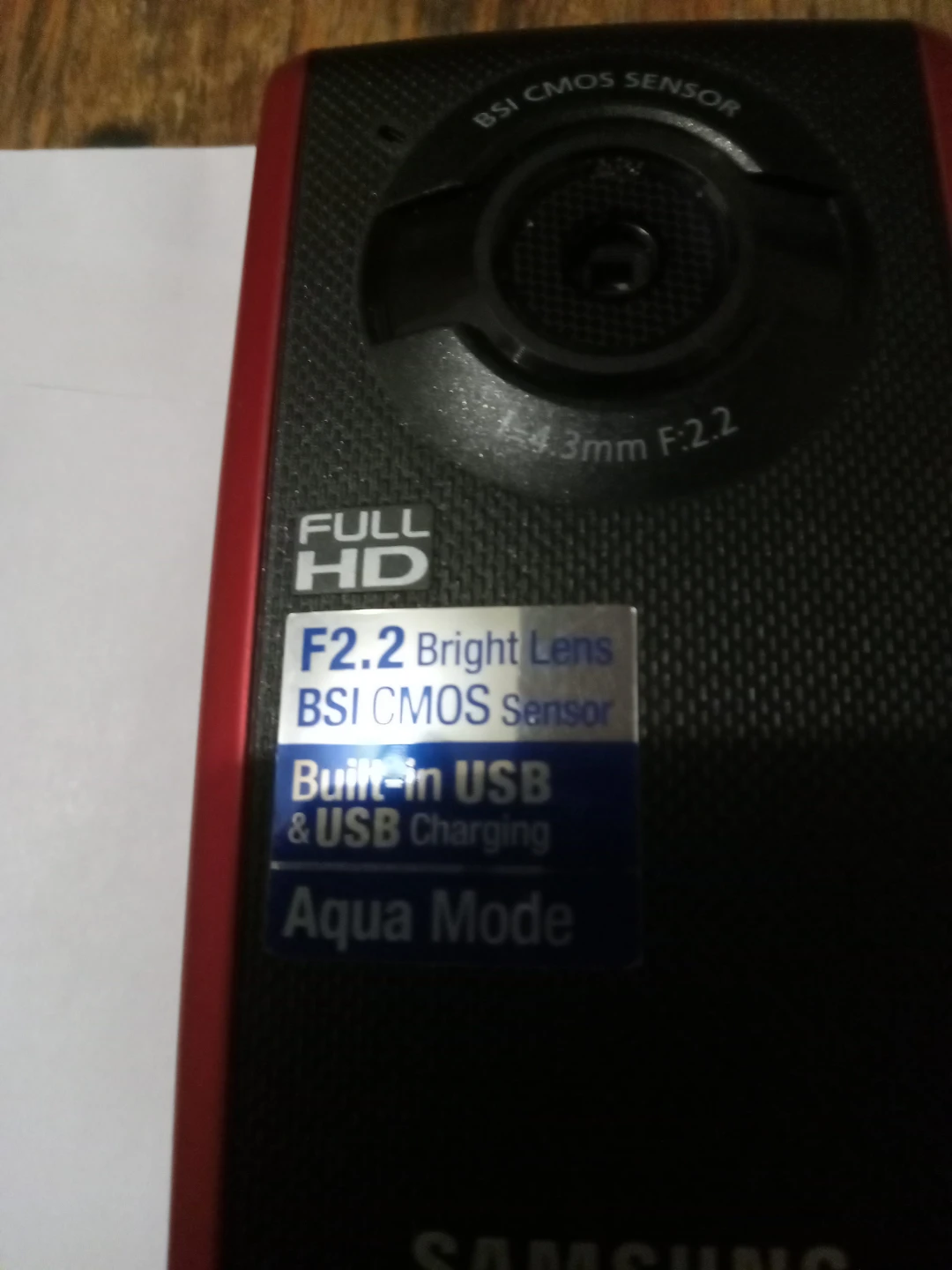 Samsung Full HD Shockproof & Waterproof Digital Camera