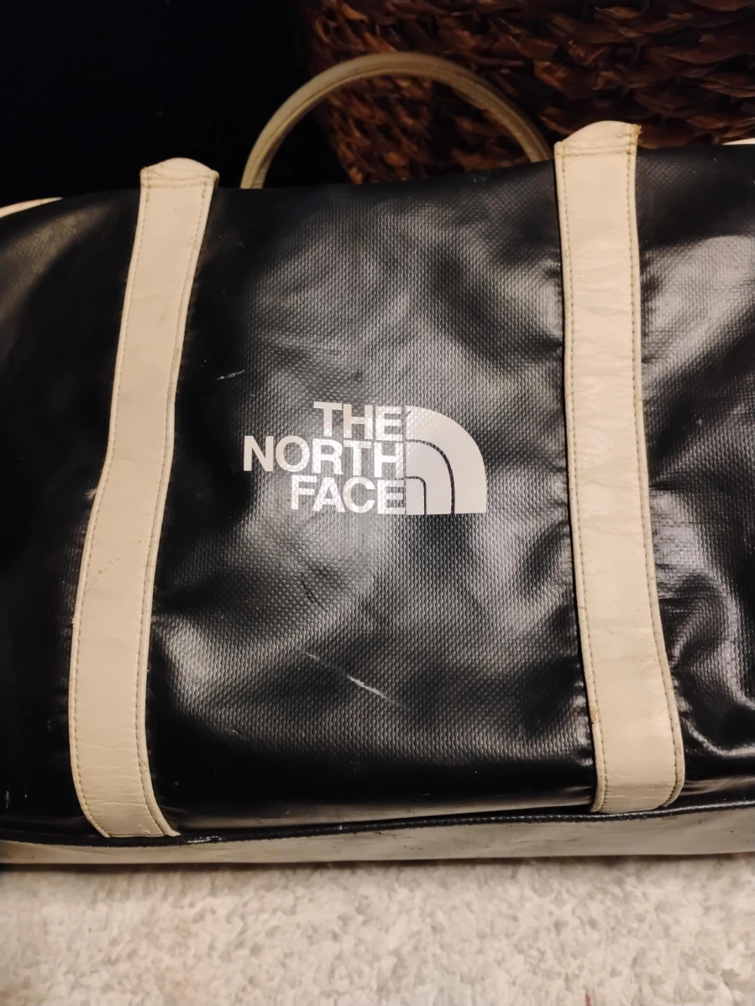 The North Face Duffel Bag - Black & Cream