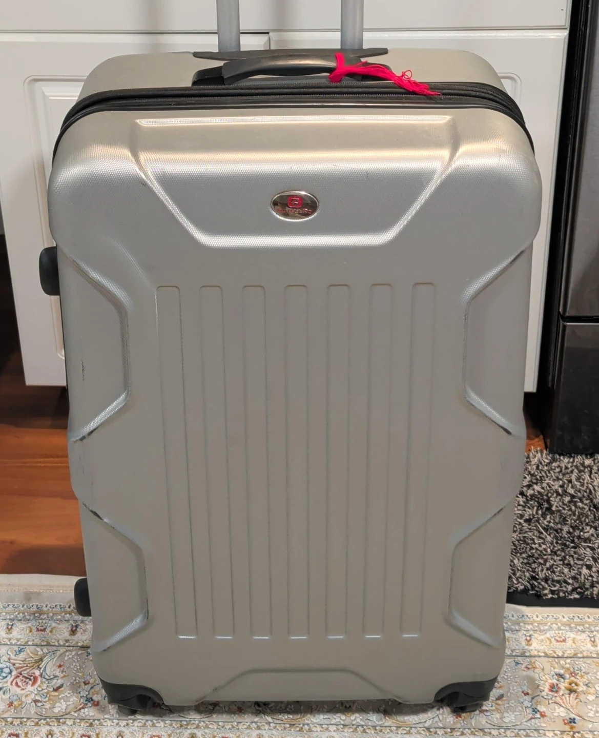 Silver Hardside Spinner Suitcase