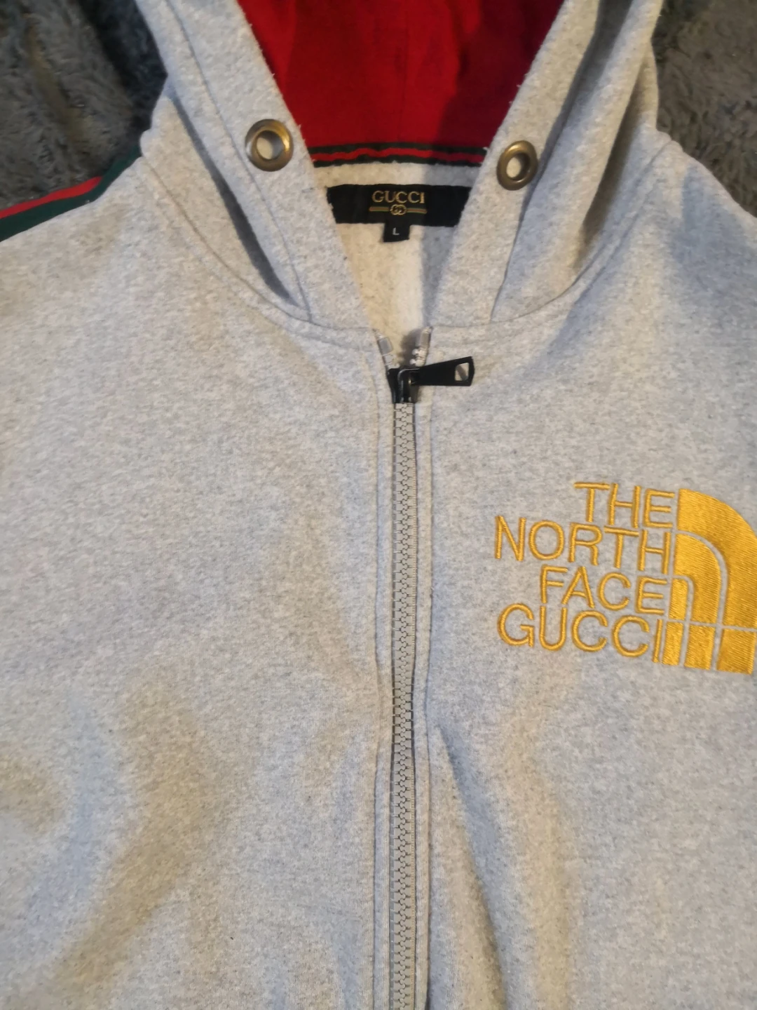 Gucci x The North Face Zip-Up Hoodie - Size L