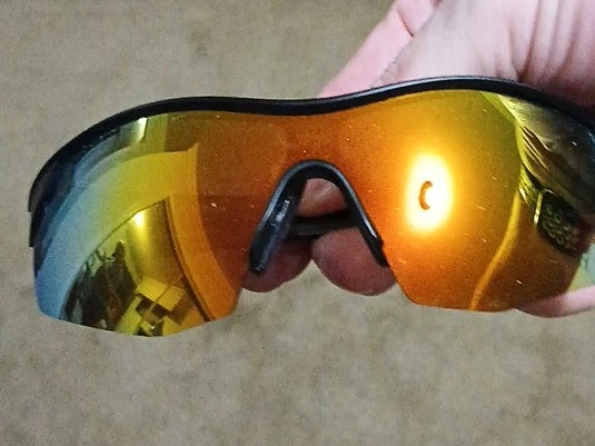 Sports Sunglasses with Mirrored Lenses