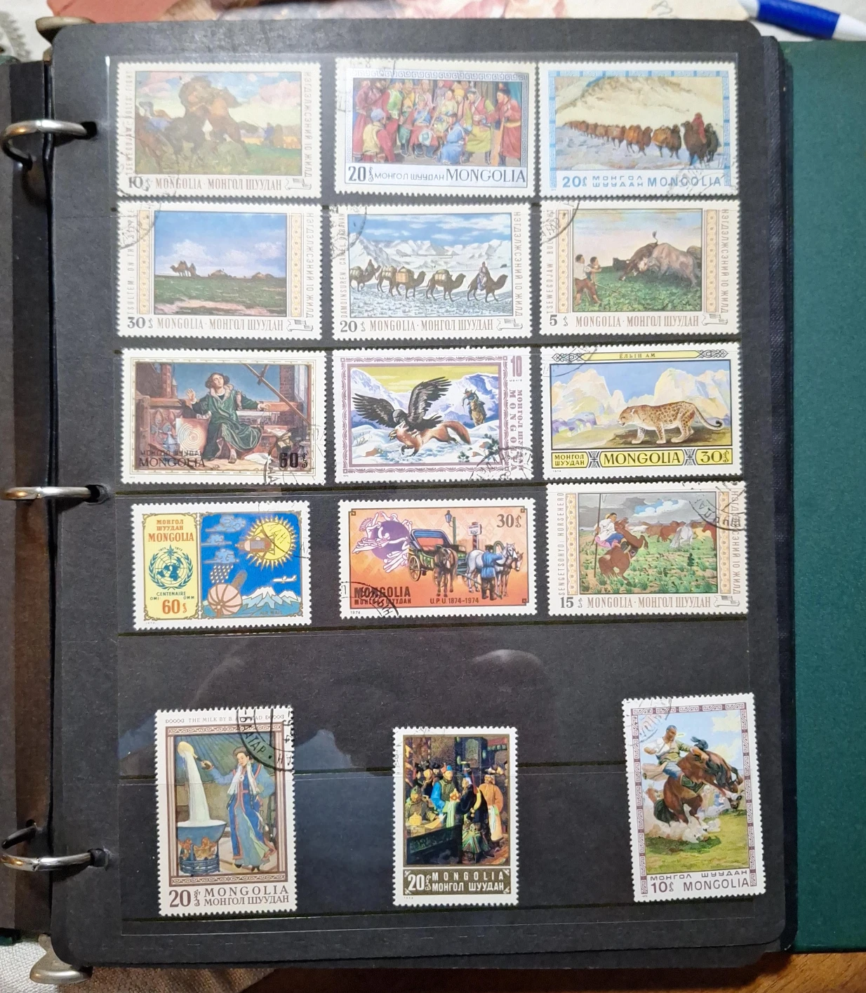 Mongolia Vintage Postage Stamps Collection