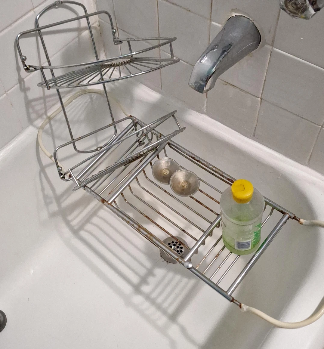 Chrome Bathtub Caddy