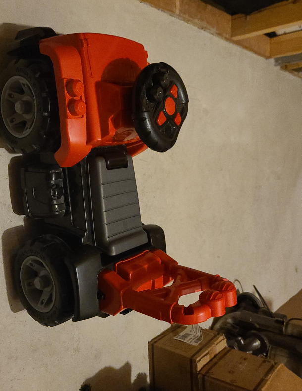 Red & Black Toy Truck
