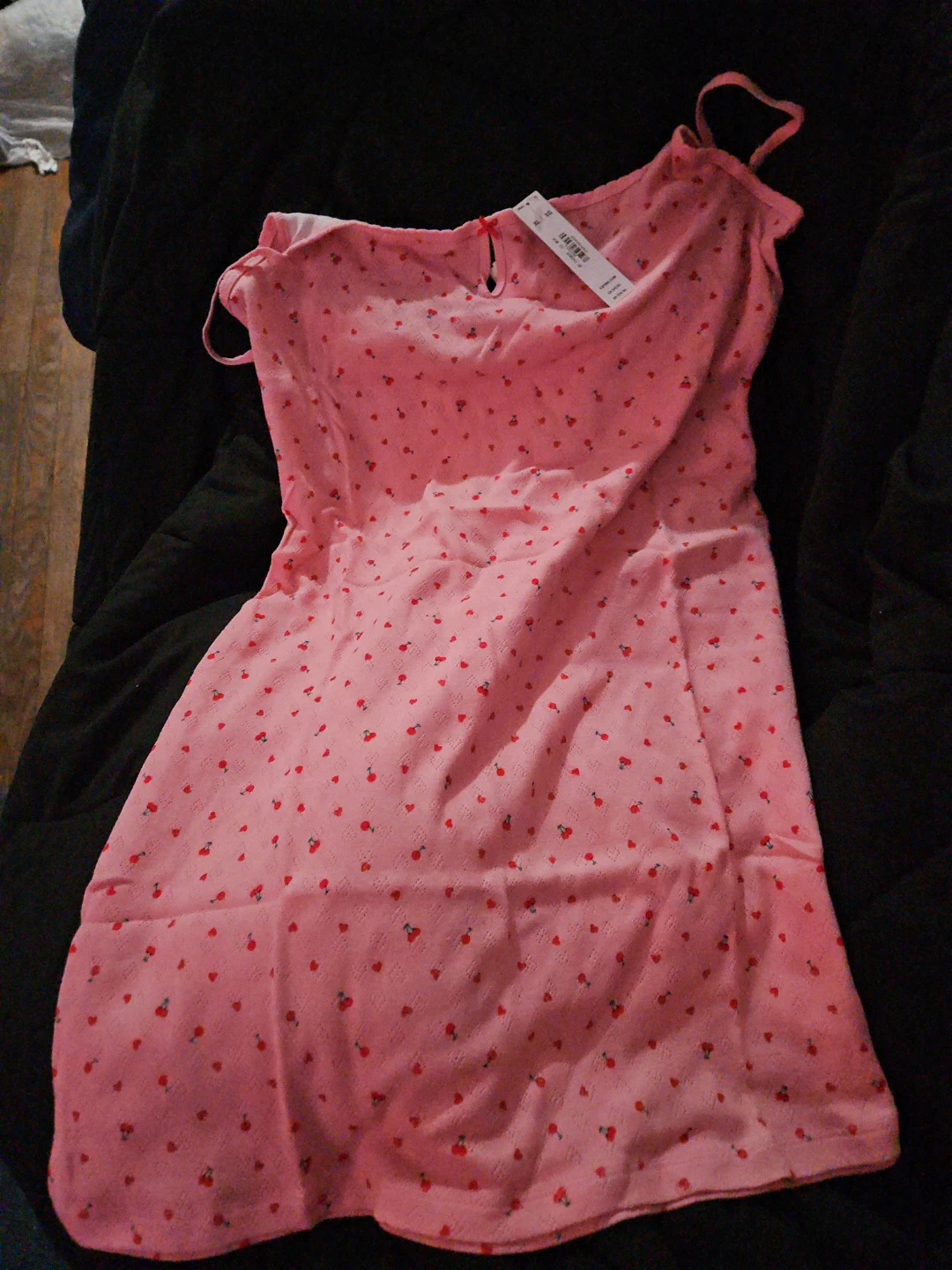 New Abercrombie & Fitch Pink Cherry Dress - Size XS